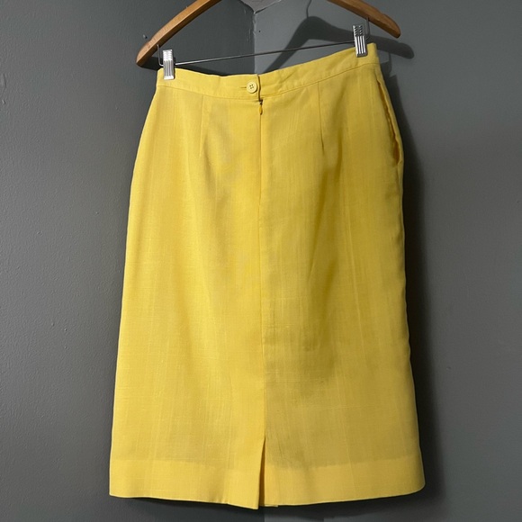 Vintage Made in USA pencil midi skirt high waisted - Picture 2 of 4